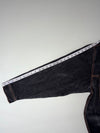 Vintage Braxton Black Denim Oversized Trucker Jacket (XL/2XL)