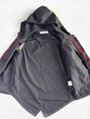 Off-White Camo Sleeve Diagonal Arrows Hooded Jacket Black(XL)