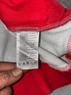 Adidas | Red Grey Colorblock Full Zip Hoodie | (L)
