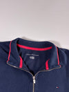 Tommy Hilfiger | Colorblock Quarter Zip Polo Red Navy | (2XL)