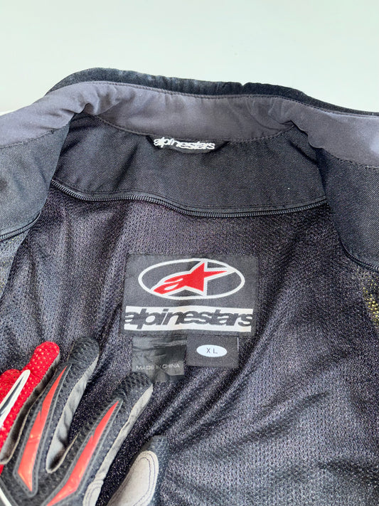 Vintage AlpineStar Original Premium Mesh Motorcycle Racing Jacket (XL)