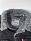 Levi’s  Sherpa Trucker Jacket denim trucker with grey sherpa  (M/L)