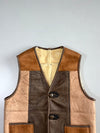 Super Premium Shearling Leather  Vest (S)