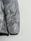 The North Face 700 Fill Down Nuptse Colorblock Grey Black Puffer Jacket (S)