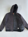 Vintage Dickies Hard Duck Canvas Jacket  Faded Charcoal Black  Quilted Lined Workwear Since 1922 (M)