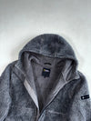 National Geographic Sherpa Fleece Zip-Up Hoodie – Charcoal Grey (L)