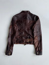 Kocca | Leather Multi-Pocket Jacket Brown Women’s (Xs)