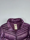 Miss 1950 Purple Quilted Puffer Jacket (S)