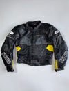 Vintage Shoei’s Original Pure Leather Paded Racing Jacket With Reflective Logo’s (M)