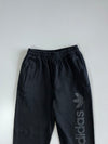 Adidas Black Logo Fleece Joggers Elastic (W:26|L:38)