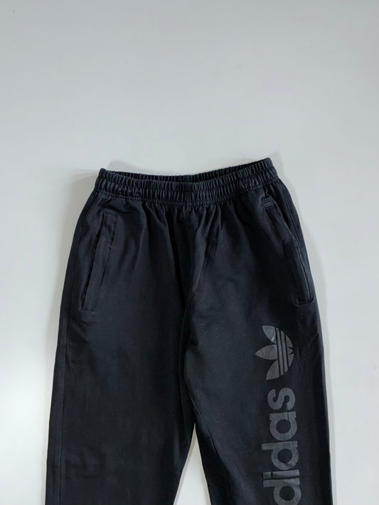 Adidas Black Logo Fleece Joggers Elastic (W:26|L:38)