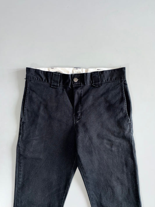 Dickies Black Straight Fit Work Pants (W:30|L:39)