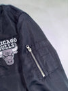 NBA Chicago Bulls Black Bomber Jacket – Embroidered Logo (M)