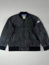 Outstander Distressed Grey Denim Bomber Jacket (L/XL)