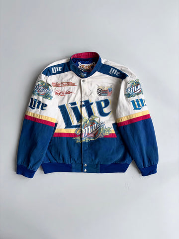 Vintage 1990 Jeff Hamilton Racing Collection Jacket Wallace #2 NASCAR Racing Jacket (M/L)