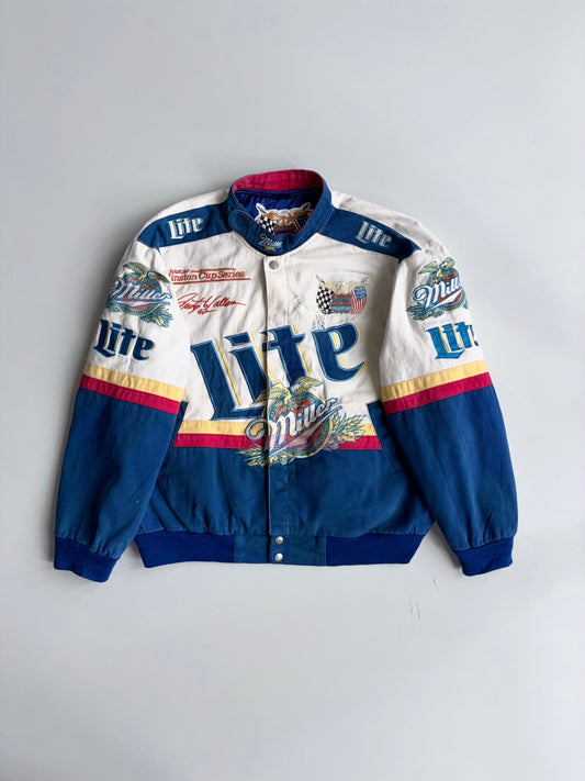 Vintage 1990 Jeff Hamilton Racing Collection Jacket Wallace #2 NASCAR Racing Jacket (M/L)