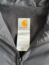 Carhartt Black Fleece-Lined Nylon Jacket(Xl/2Xl)