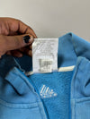 Adidas Sky Blue 3-Stripes Fleece Track Jacket – (S)