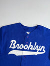 Made in USA Majestic Brooklyn Dodgers Mesh Baseball Jersey – Royal Blue (XL)
