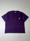 Carhartt WIP Purple Logo Patch Essential T-Shirt (XL)