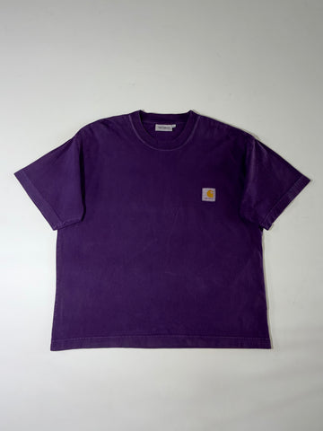 Carhartt WIP Purple Logo Patch Essential T-Shirt (XL)