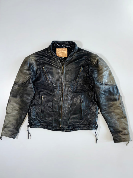 Walter Dyer Premium Heavy Pure Leather Jacket Made in U.S.A (M)