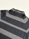 Prada Striped Wool Mock Neck Knit Top – women’s(XXS)