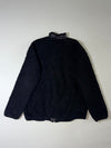 Carhartt Black Sherpa Fleece Zip Jacket – Nylon Pocket (L)