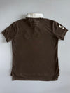 Polo Ralph Lauren Custom Fit Military Patch Rugby Polo – Dark Brown (L)