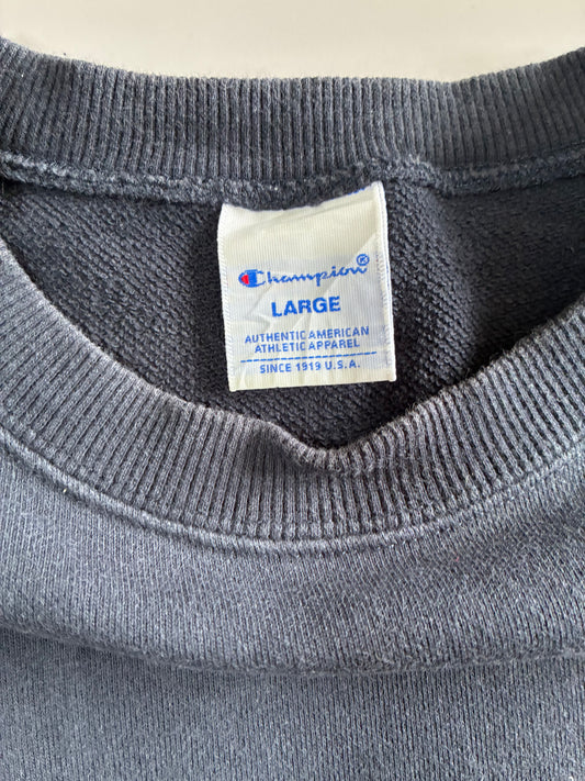 Champion | Script Logo Crewneck Navy | (M)