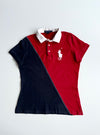 Polo Ralph Lauren Big Pony Colorblock Rugby Polo  Red/Navy woman’s(S)