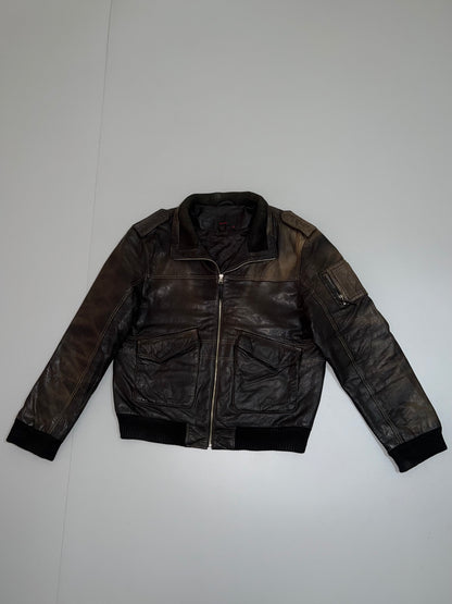 ZZara Man Original Leather Jacket Super Premium (L/XL)