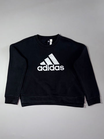 Adidas Big Logo Black Sweatshirt  Women’s (M)