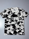 Jizo “Stay Weird” Abstract Print T-Shirt – Black/White (M)