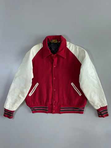 Sportsprint O’Fallon Wool & Leather Varsity Jacket (XL)