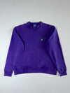 Champion Purple Embroidered Crewneck Sweatshirt (XL)