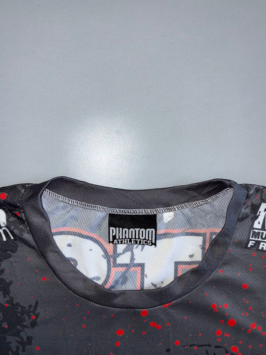 Phantom Athletics | Muay Thai Fight Jersey | Black & Red (L)