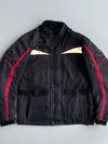 Polo (Touring) | Textile Motorcycle Jacket Black Red PADDED (L/Xl)