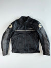 Bering Black & Grey Leather Racer – Knox CE Protection (Completely  Padded) (L)