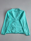 The North Face Mint Green Zip-Up Fleece Jacket (XS)