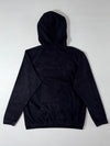 Champion Black Fleece Pullover Hoodie – Embroidered Spellout Logo (S)