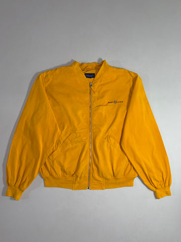 Vintage Gant USA "Campus Jacket" Yellow Cotton Bomber (M/L)