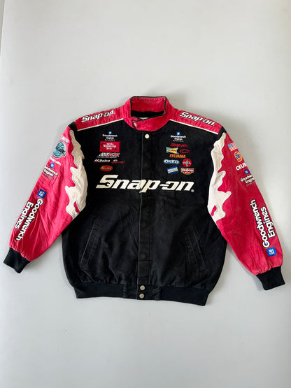 !                                                                                                                                                                                                  Vintage Kevin Harvick Snap On Racing Jacket (RARE FIND) (XL)