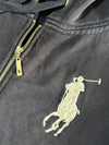 Polo Ralph Lauren Big Pony Embroidered Zip-Up Hoodie Navy (XL/2XL)