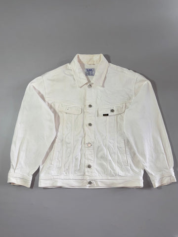 Vintage Lee Riders Trucker Jacket – White Denim (XL)
