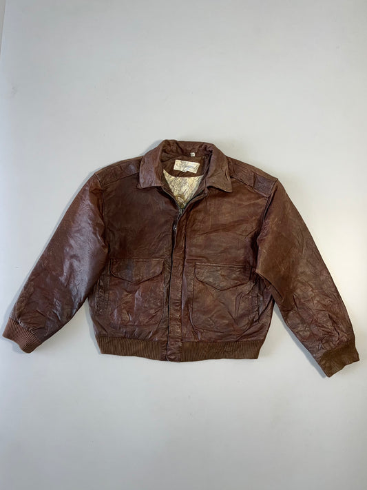 Z  Silvercord Premium Original Leather Jacket (S/M)