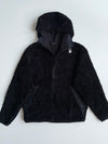 Spyder Black Sherpa Fleece Hooded Jacket (L)