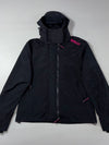 Superdry Japan Windcheater Black & Pink Hooded Jacket (L)
