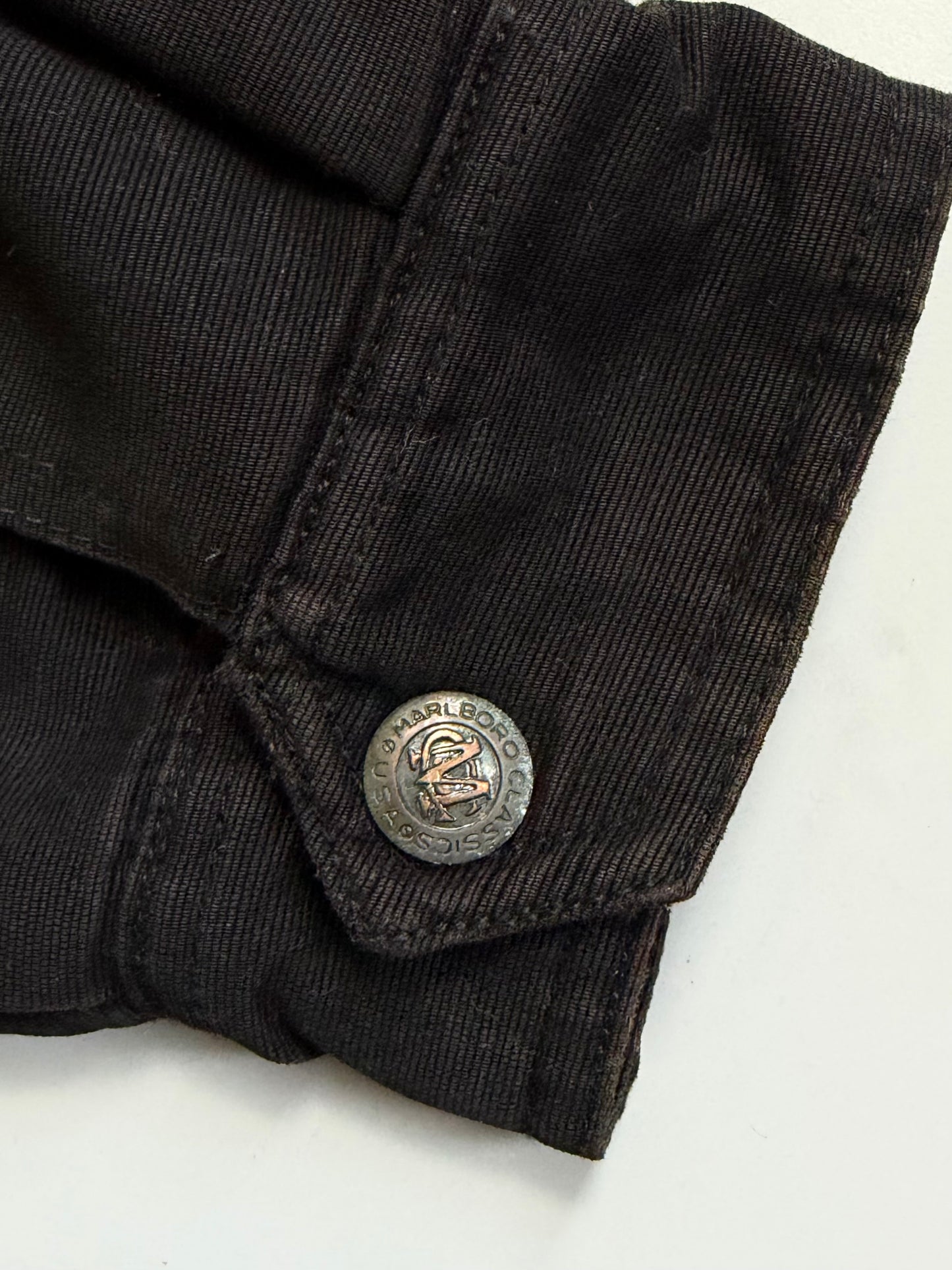 !         Vintage Marlboro Classics Heavy 100% Cotton Jacket | Leather Collar | Work Jacket very rare (XL)