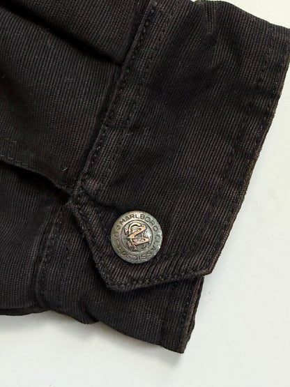 !         Vintage Marlboro Classics Heavy 100% Cotton Jacket | Leather Collar | Work Jacket very rare (XL)
